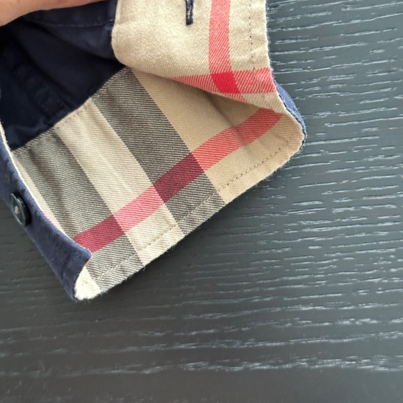 Burberry Men’s Long-Sleeve Shirt – Size XS, Navy Blue - Picture 4 of 5